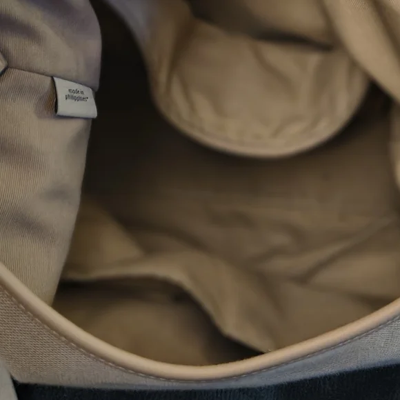 Coach Brown Leather and Tan Canvas Hobo Bag with Signature Crossbody Strap - Picture 5 of 12